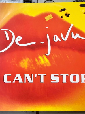 De-Javu I Can't Stop Vinyl 12" Maxi-Single like new, electronic