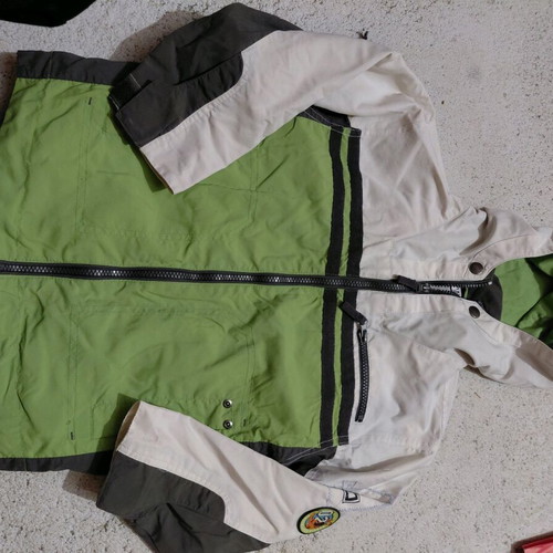 Jacket used, green, size 116 cm for 6 years old