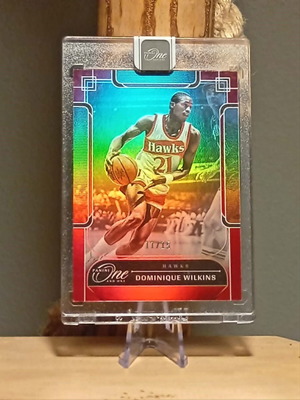 2023-24 Panini One and One Dominique Wilkins #200 Red /15 sealed card