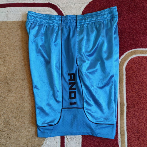 AND1 Basketball Shorts Light Blue Size L Used