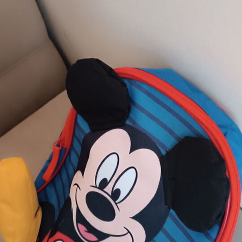 Mickey Mouse toddler bag used with 3D ears and feet