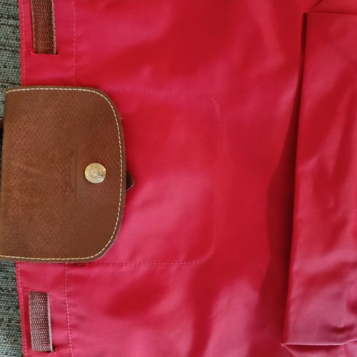 Longchamp Les Pliages Backpack like new, red