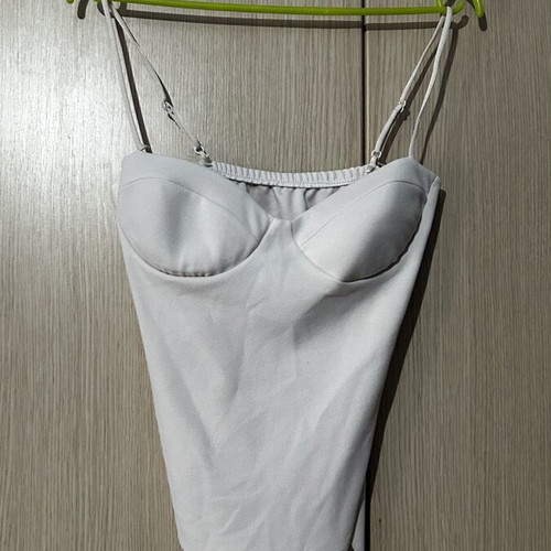 White bodysuit small size like new