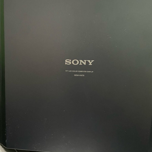 Sony computer monitor 17 inches with built-in speakers and 3 ports like new