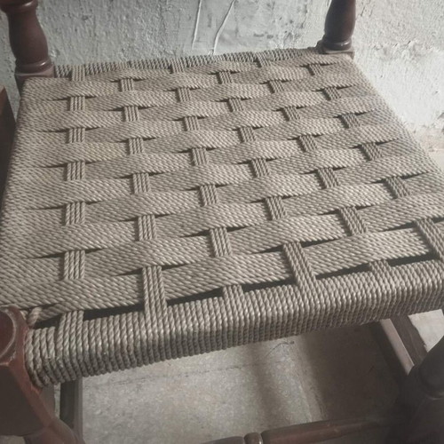 Antique chairs used, set of 2, low 35 cm from floor