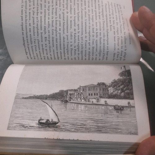 Lettres du Bosphore 1879 used book with engravings