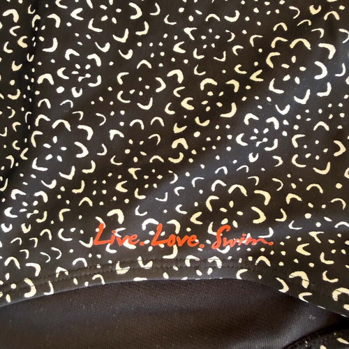 Gina Benotti one-piece swimsuit like new, size M, black and white