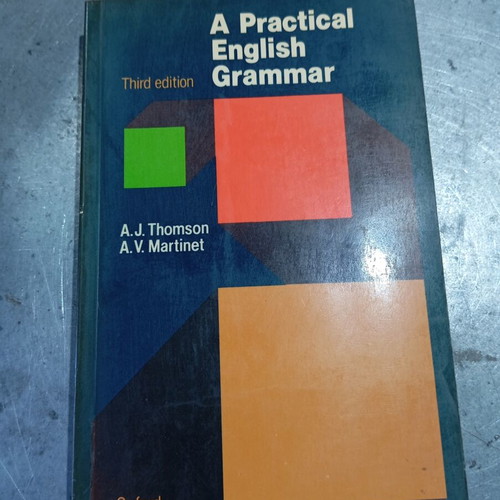 A Practical English Grammar educational manual, used, good condition