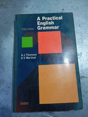 A Practical English Grammar educational manual, used, good condition