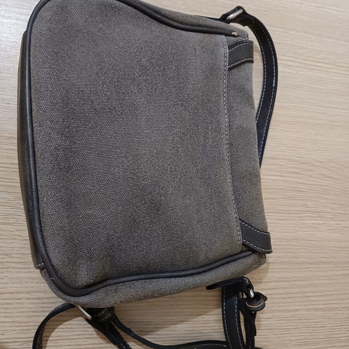 Harvey Miller crossbody bag used, gray and blue