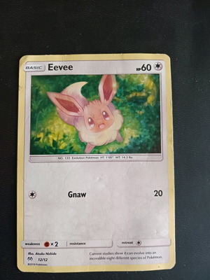 Eevee holographic κάρτα Pokemon μεταχειρισμένη