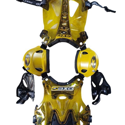 Axo Racing Vortex Rider Body Protector Medium used, yellow
