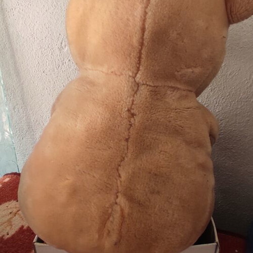 Plush teddy bear like new with retro style, 38cm height