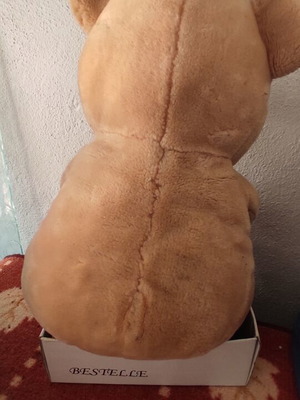 Plush teddy bear like new with retro style, 38cm height