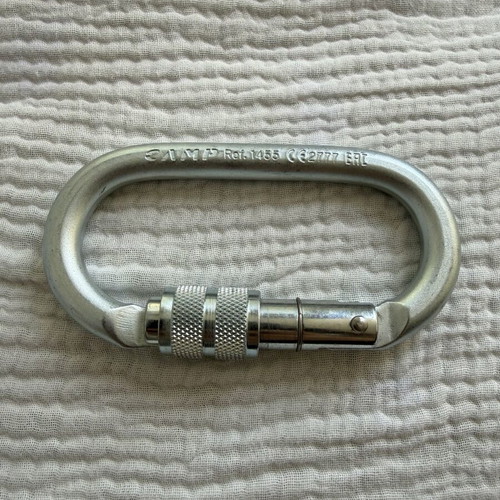 Steel Oval Pro Lock Carabiner CAMP