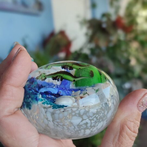 Crystal Ball with Sea Theme new