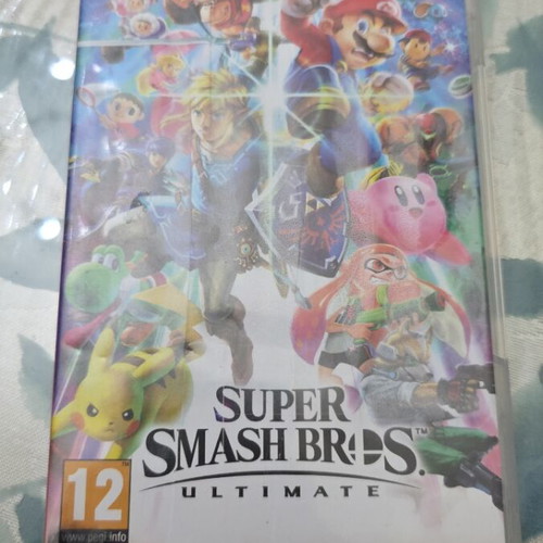 Nintendo Switch Super Smash Bros case used