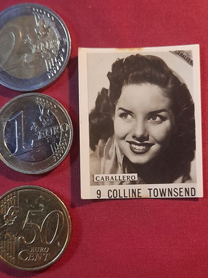Colline Townsend Caballero vintage cigarette advertising card