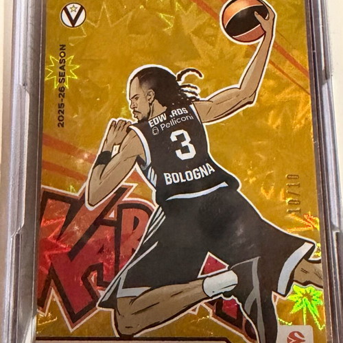 KABOOM Carsen Edward’s 2025-2026 Contenders Euroleague Gold like new