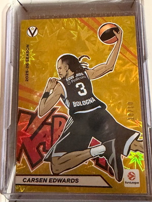 KABOOM Carsen Edward’s 2025-2026 Contenders Euroleague Gold like new
