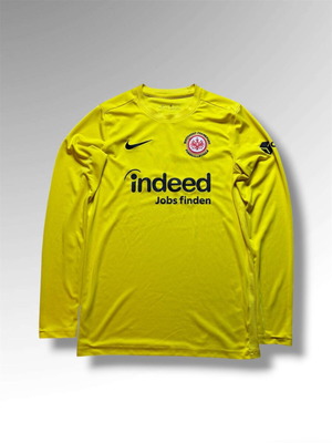 Nike Eintracht Frankfurt long-sleeve shirt small like new, black and yellow