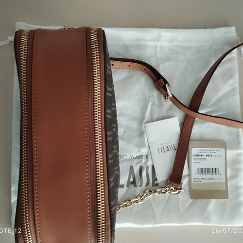 Alviero Martini 1a Classe Shoulder Bag New with Tag Brown