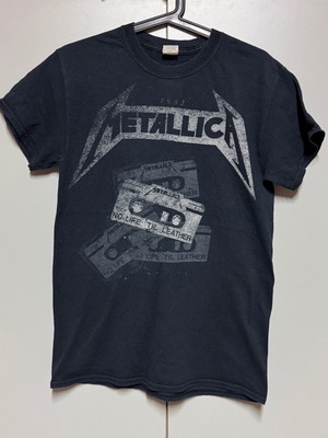 Metallica official t-shirt no life ‘till leather size S used black