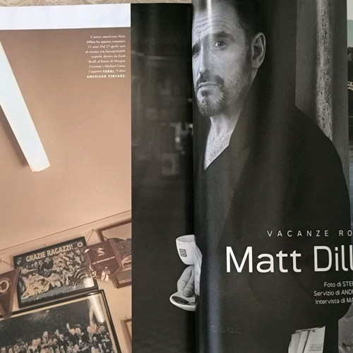 GQ Italia τεύχος 208 Μάρτιος 2017 σαν καινούργιο με Matt Dillon