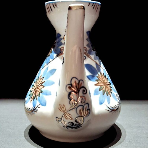 Phoenix Kislovodsk porcelain teapot like new, vintage Russian decoration