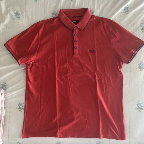 Hugo Boss Polo Shirt like new, red, size L
