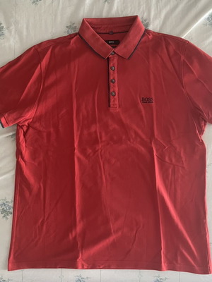 Hugo Boss Polo Shirt like new, red, size L