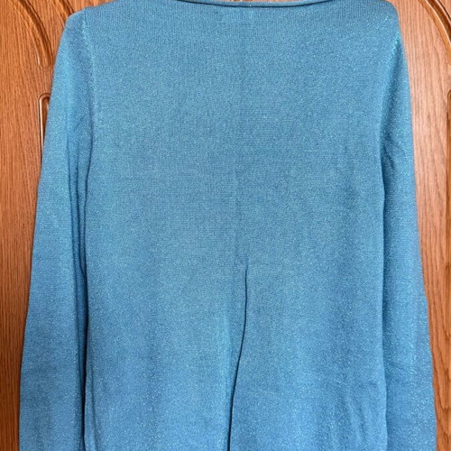 Tezenis Blue Glitter Boat-Neck Jumper, size M