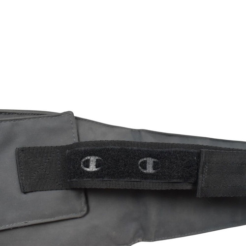 Champion technical waist bag black used, running belt Y2K gorpcore