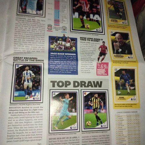 Panini Premier League 2019-2020 tabloid album like new