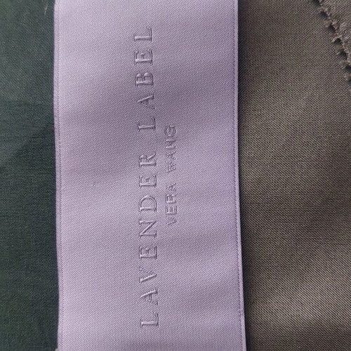 Lanender Label by Vera Wang evening blouse new, gray with stone embroidery