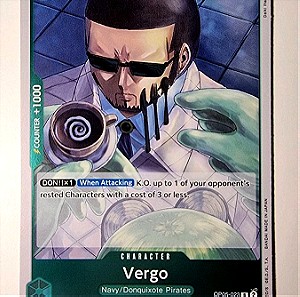 Vergo One Piece Card Game OP05-023 Rare