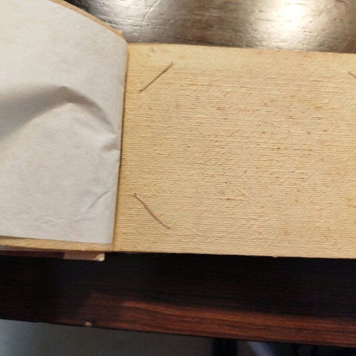 Photo album used with bamboo pages from Milos