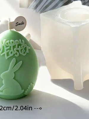 Easter 3D mold new for eggs with bunny design