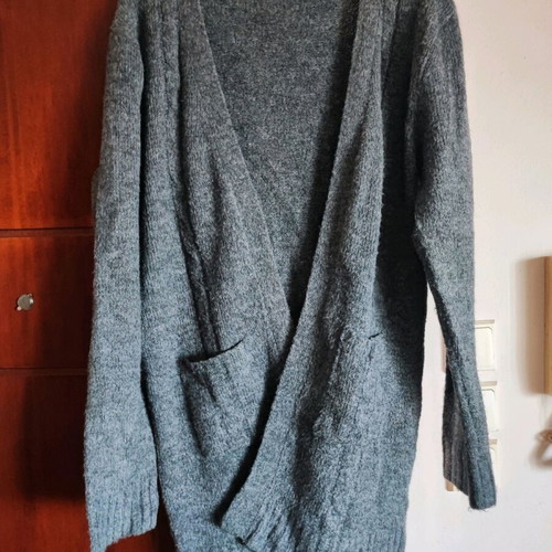 Knitted cardigan new Bianco black size L
