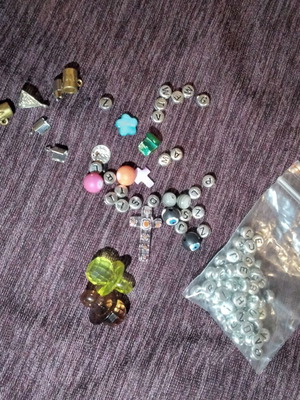 Craft supplies set new, beads, decorative clasps