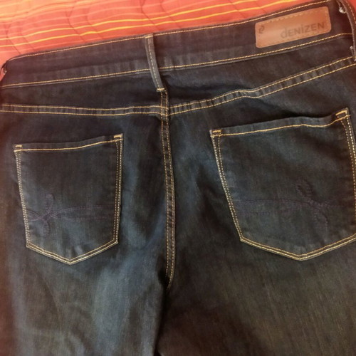 Women's jeans like new, short, elastic