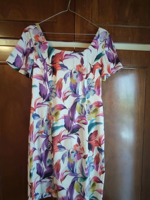 Floral summer dress like new, size XL