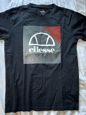 Ellesse Flecta men's t-shirt medium black new with print