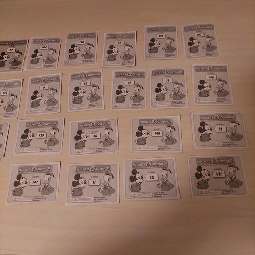 Panini Mickey&Donald Disney αυτοκόλλητα καινούργια, σετ 26 τεμαχίων
