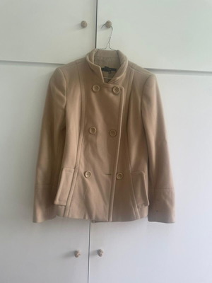 ZARA wool peacoat camel size S used
