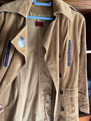 BSB corduroy jacket with blue details