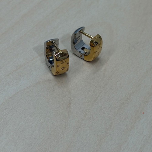 Louis Vuitton earrings like new, gold and silver