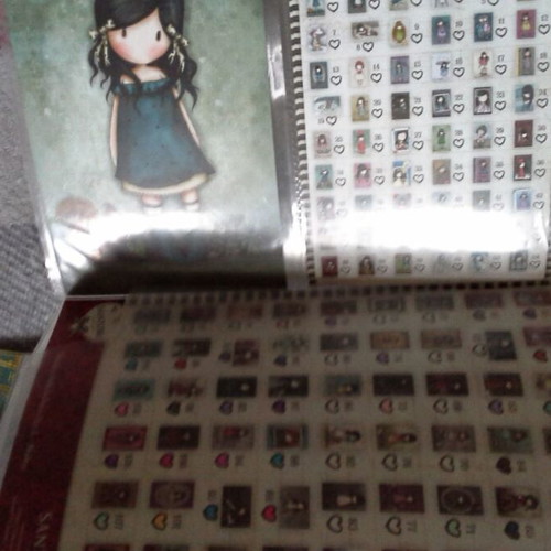 Santoro Gorjuss Panini cards like new, 117 pieces