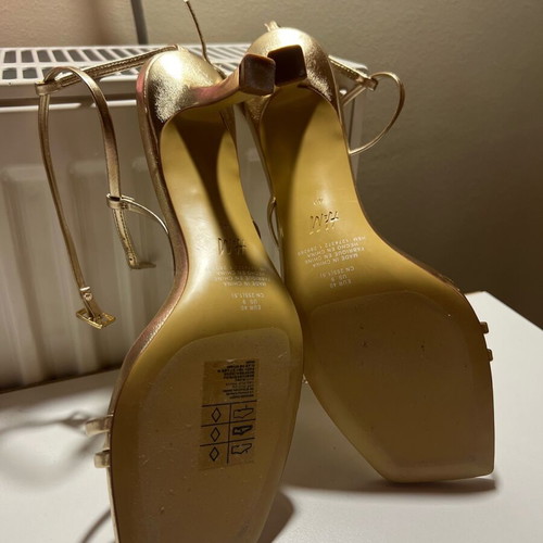 H&M Sandals new, gold, size 40