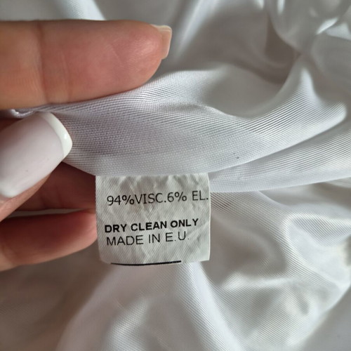 Midi dress Jupe white like new, size 1, lined